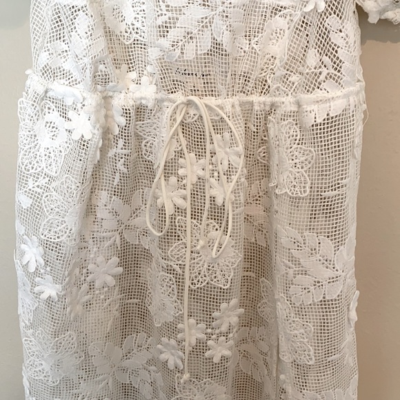 For Love & Lemons white daisy crochet maxi dress - Picture 10 of 17